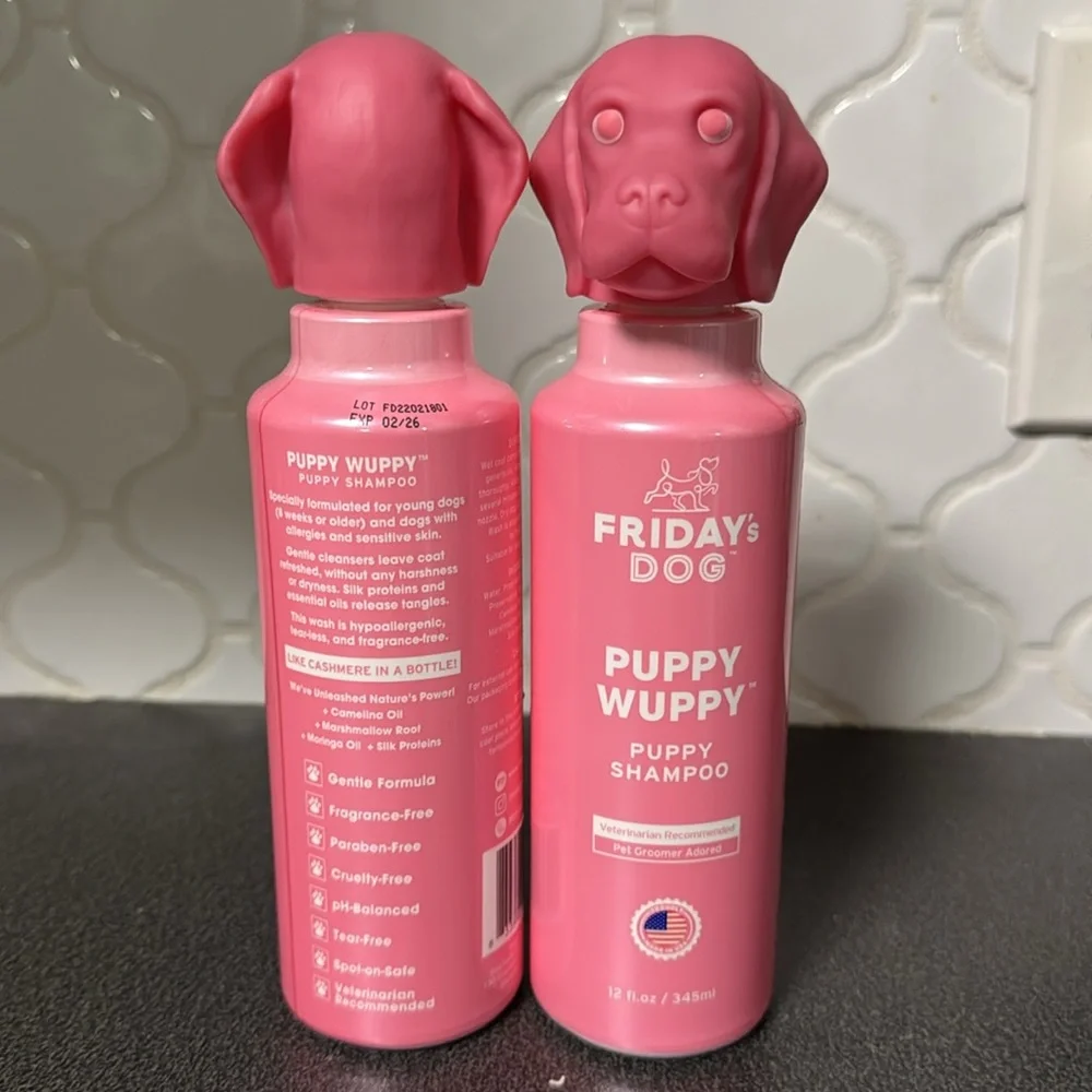 Fridays dog Puppy Shampoo bundle of two